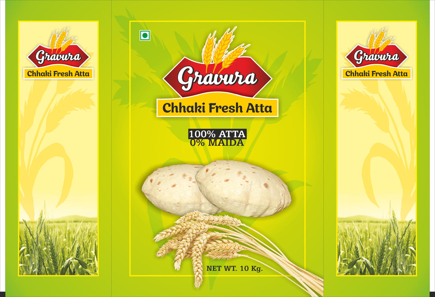 GR209 - Natural Chhaki Fresh Atta Pouch Design