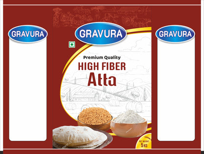 GR210 - High Fiber Atta Pouch Packaging Design