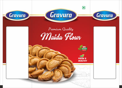 GR195-Maida Flour Pouch Packaging Design