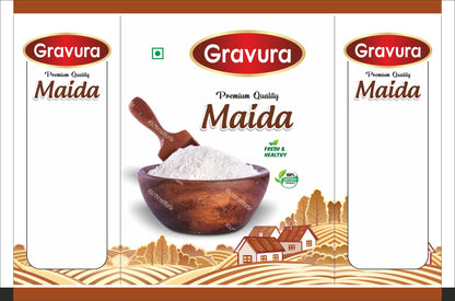GR197- Maida Flour Pouch Packaging Design