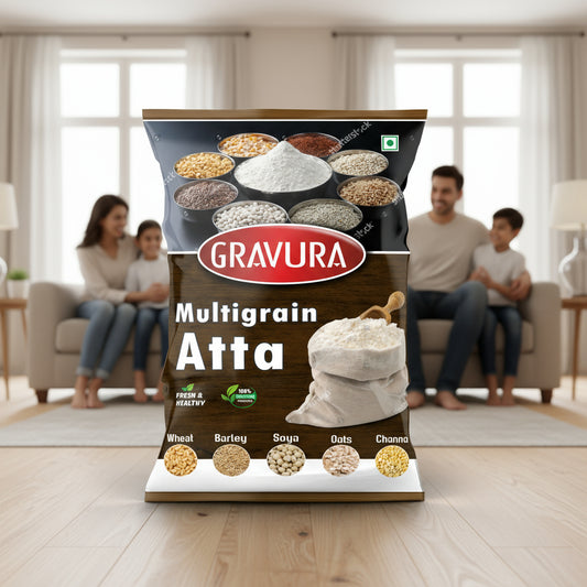 GR212 - Multigrain Atta Pouch Packaging Design