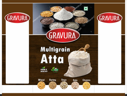 GR212 - Multigrain Atta Pouch Packaging Design
