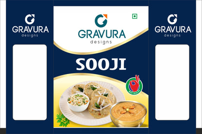 GR108 - Modern Pouch Packaging Design for Sooji/Semolina