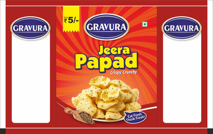 GR216 - Jeera Papad Pouch Packaging Design