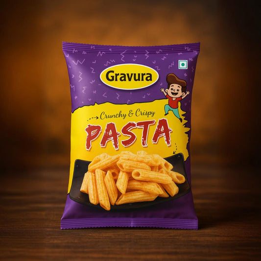 GR152-Vibrant Pasta Snack Pouch Design Template