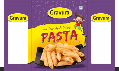 GR152-Vibrant Pasta Snack Pouch Design Template