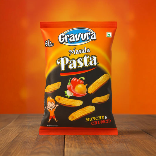 GR155-Fiery Masala Pasta Pouch Design Template