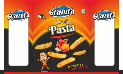 GR155-Fiery Masala Pasta Pouch Design Template