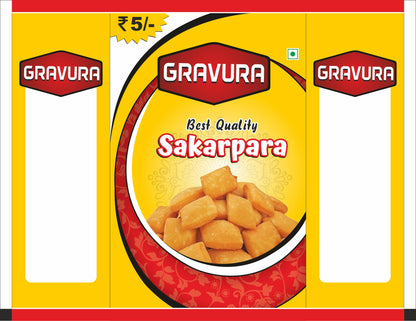 GR214 - Sakarpara Snack Pouch Packaging Design