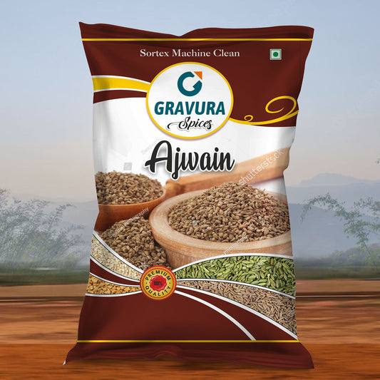 GR116 - Premium Pouch Packaging Design for Ajwain Spices