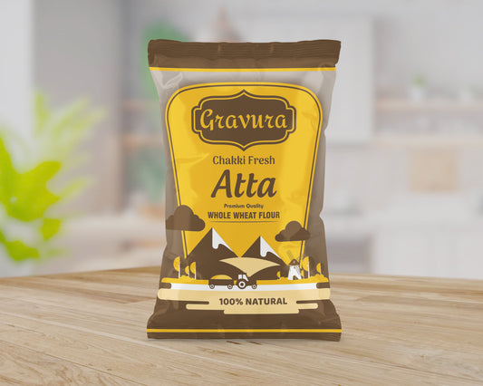 GR-13 - Chakki Fresh Atta Packaging Design –Center Seal Pouch