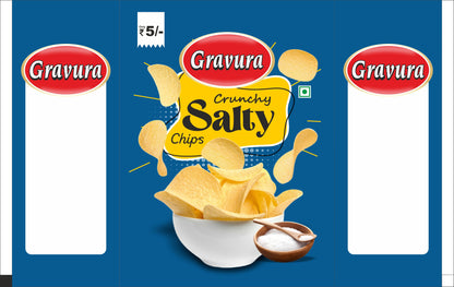 GR191-Bold Salty Chips Pouch Design