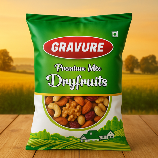 GR143 - Premium Dry Fruit Mix Pouch Design