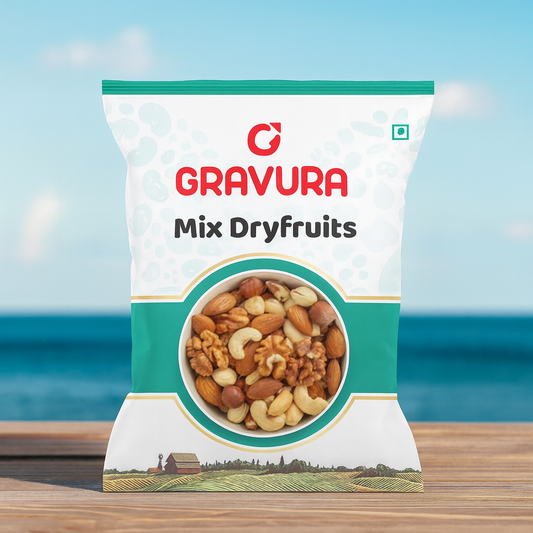 GR145 - Mix Dry Fruit Packaging Pouch Design
