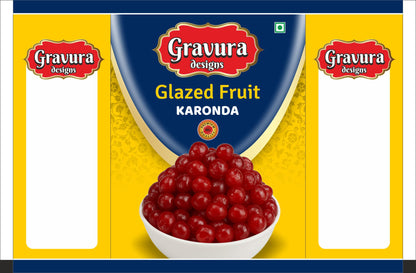 GR186-Elegant Glazed Fruit Pouch Design