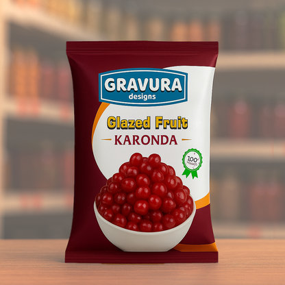 GR187- Modern Glazed Fruit Pouch Design