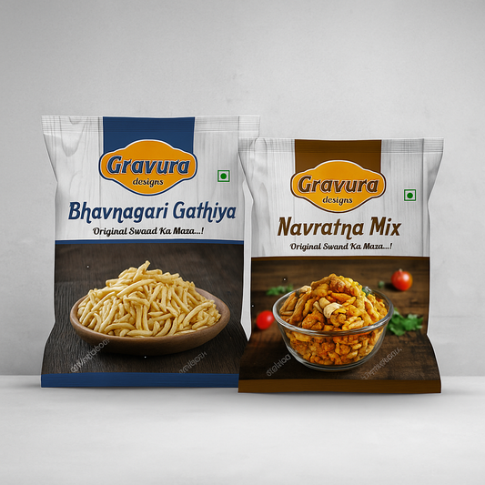 GR189- Traditional Namkeen Pouch Packaging Design