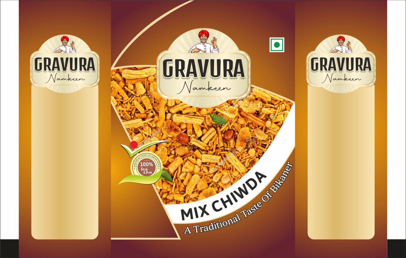 GR218 - Traditional Aloo Bhujia Pouch Design