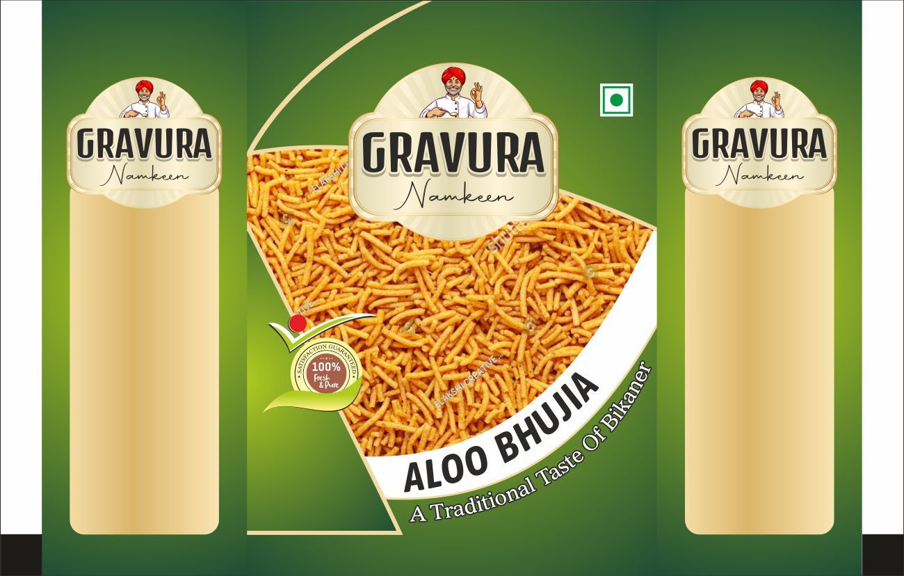 GR218 - Traditional Aloo Bhujia Pouch Design