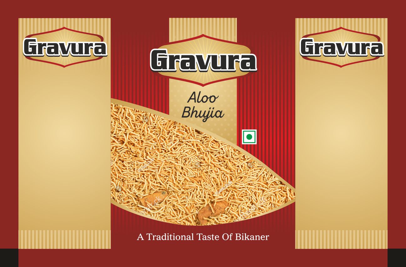 GR220 - Classic Aloo Bhujia Pouch Design