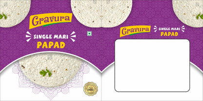 GR71 - Versatile Papad Pouch Packaging Design Template - Multiple Varieties