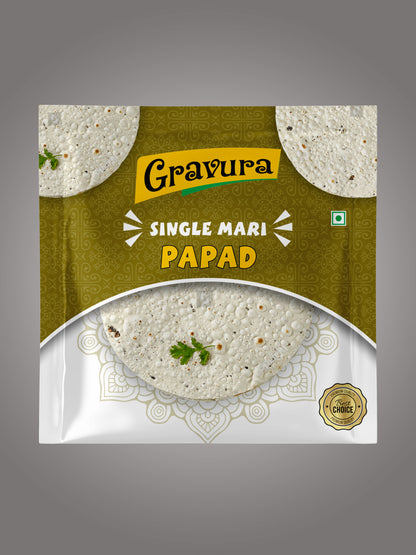 GR71 - Versatile Papad Pouch Packaging Design Template - Multiple Varieties