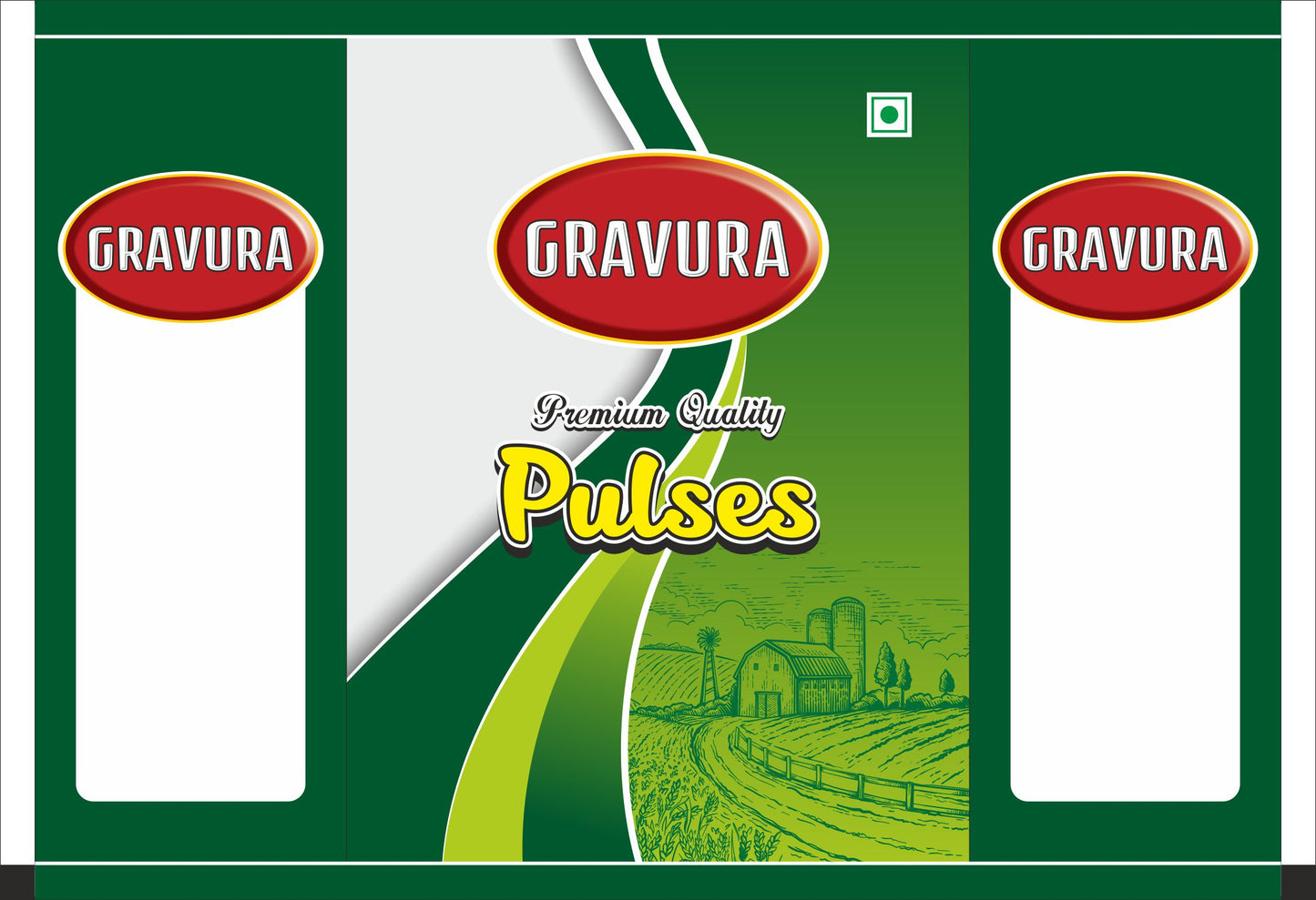 GR85 - Nature-Inspired Flexible Pouch Packaging Design for Pulses & Grains