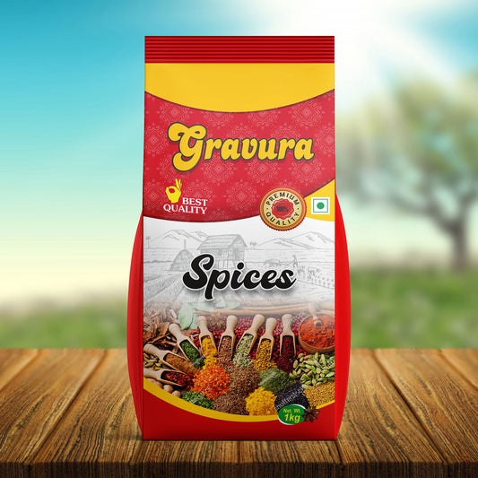 GR117 - Vibrant Pouch Packaging Design for Spices & Masalas