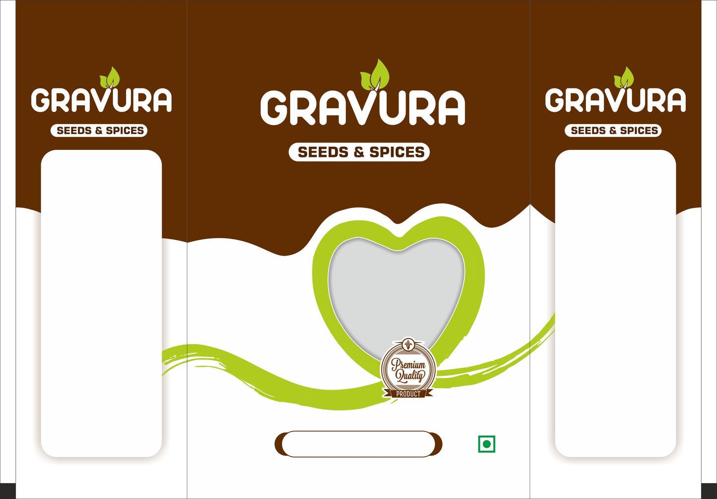 GR222 - Organic Seeds & Spices Pouch Design