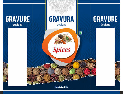 GR223 - Elegant Blue Spice Pouch Design