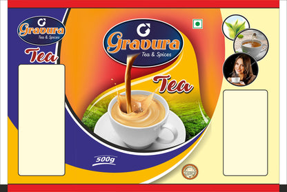 GR76 - Vibrant Flexible Pouch Packaging Design for Tea & Tea products