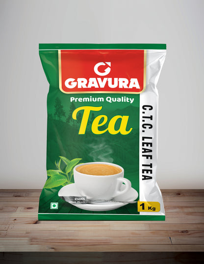 GR77 - Premium Flexible Pouch Packaging Design for CTC Leaf Tea