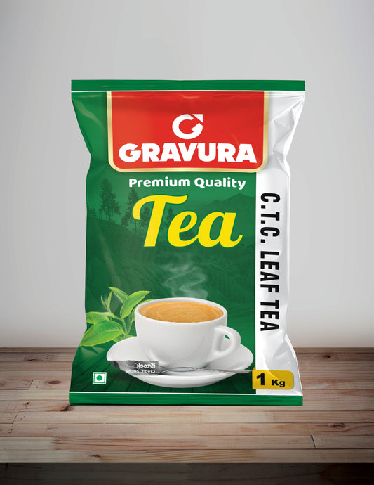 GR77 - Premium Flexible Pouch Packaging Design for CTC Leaf Tea