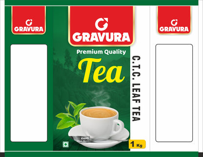 GR77 - Premium Flexible Pouch Packaging Design for CTC Leaf Tea