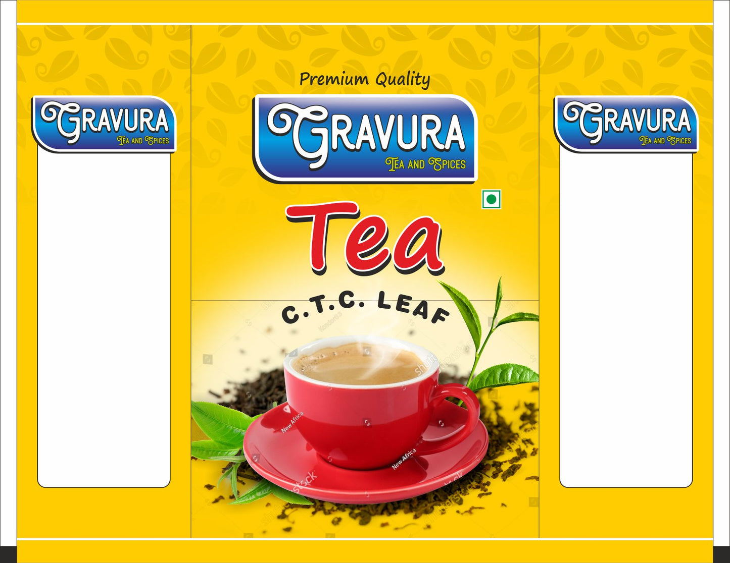 GR78 - Bright & Modern Flexible Pouch Packaging Design for Tea