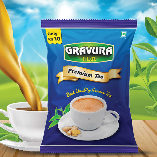 GR79 - Premium Assam Tea Flexible Pouch Packaging Design