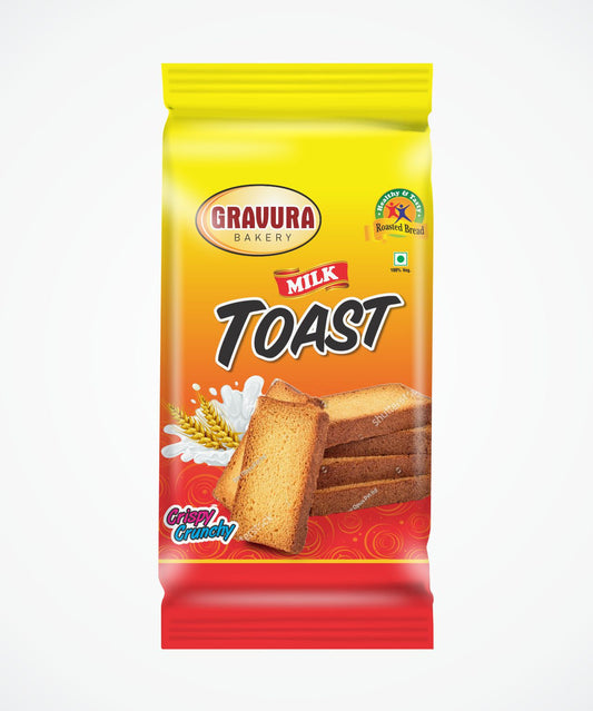 GR70 - Premium Toast Flexible Packaging Design Template - Bakery Fresh