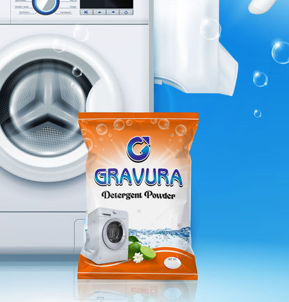 GR87 - Fresh & Clean Flexible Pouch Packaging Design for Detergent Powder