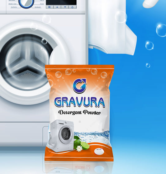 GR87 - Fresh & Clean Flexible Pouch Packaging Design for Detergent Powder
