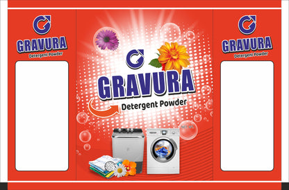 GR88 - Floral Fresh Flexible Pouch Packaging Design for Detergent Powder