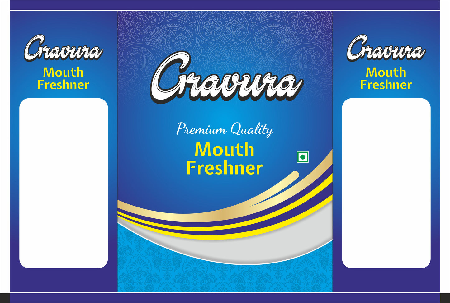 GR110 - Elegant Pouch Packaging Design for Mouth Freshner
