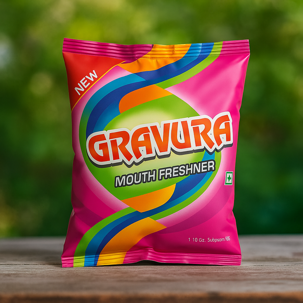 GR112 - Dynamic Pouch Packaging Design for Mouth Freshner