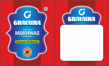 GR115 - Bold & Traditional Pouch Packaging Design for Mukhwas