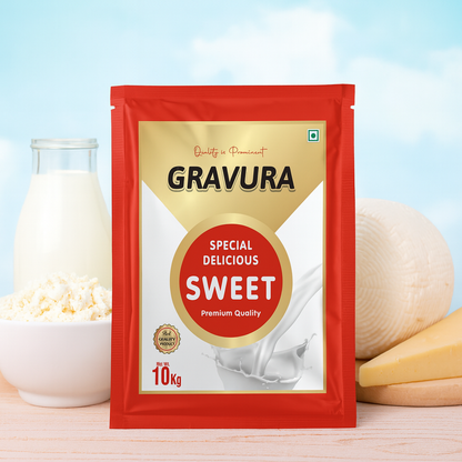 GR242 - Special Delicious Sweet Mawa Packaging Design Template