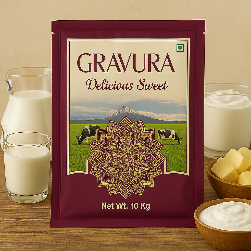 GR244 - Delicious Sweet Mawa Packaging Design Template