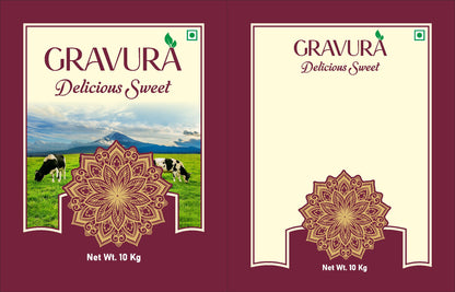 GR244 - Delicious Sweet Mawa Packaging Design Template