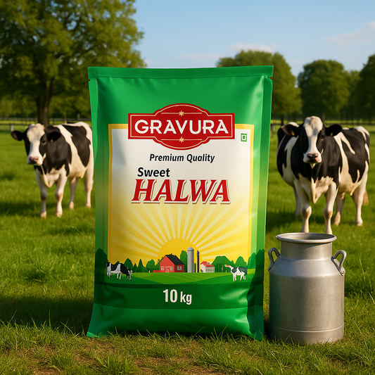 GR247 - Sweet Halwa Mawa Packaging Design Template