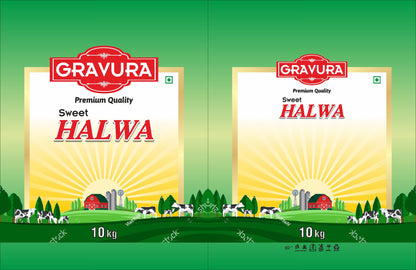 GR247 - Sweet Halwa Mawa Packaging Design Template