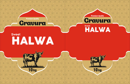 GR248 - Sweet Halwa Mawa Packaging Design Template