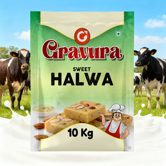 GR250 - Sweet Halwa Mawa Packaging Design Template